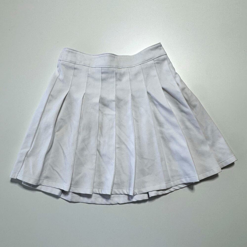Hollister Ultra High-Rise Pleated Tennis Skort White Women's M #1120